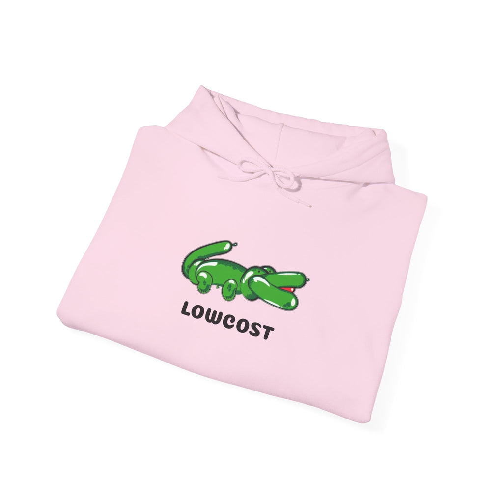 Lowcost Luxe Unisex Hooded Sweatshirt | Cozy Casual Wear, Graphic Hoodie, Streetwear Fashion, Gift for Him, Her, or Anyone