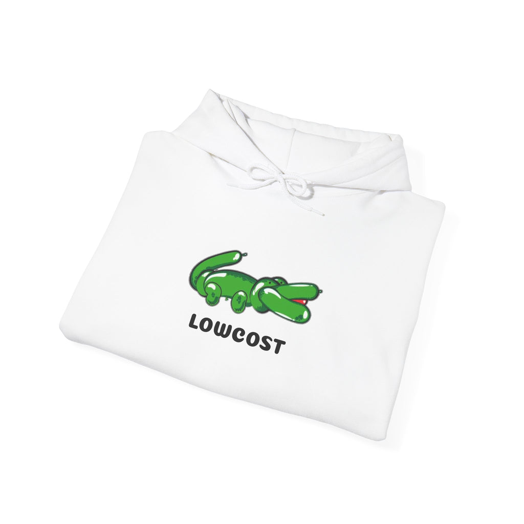 Lowcost Luxe Unisex Hooded Sweatshirt | Cozy Casual Wear, Graphic Hoodie, Streetwear Fashion, Gift for Him, Her, or Anyone