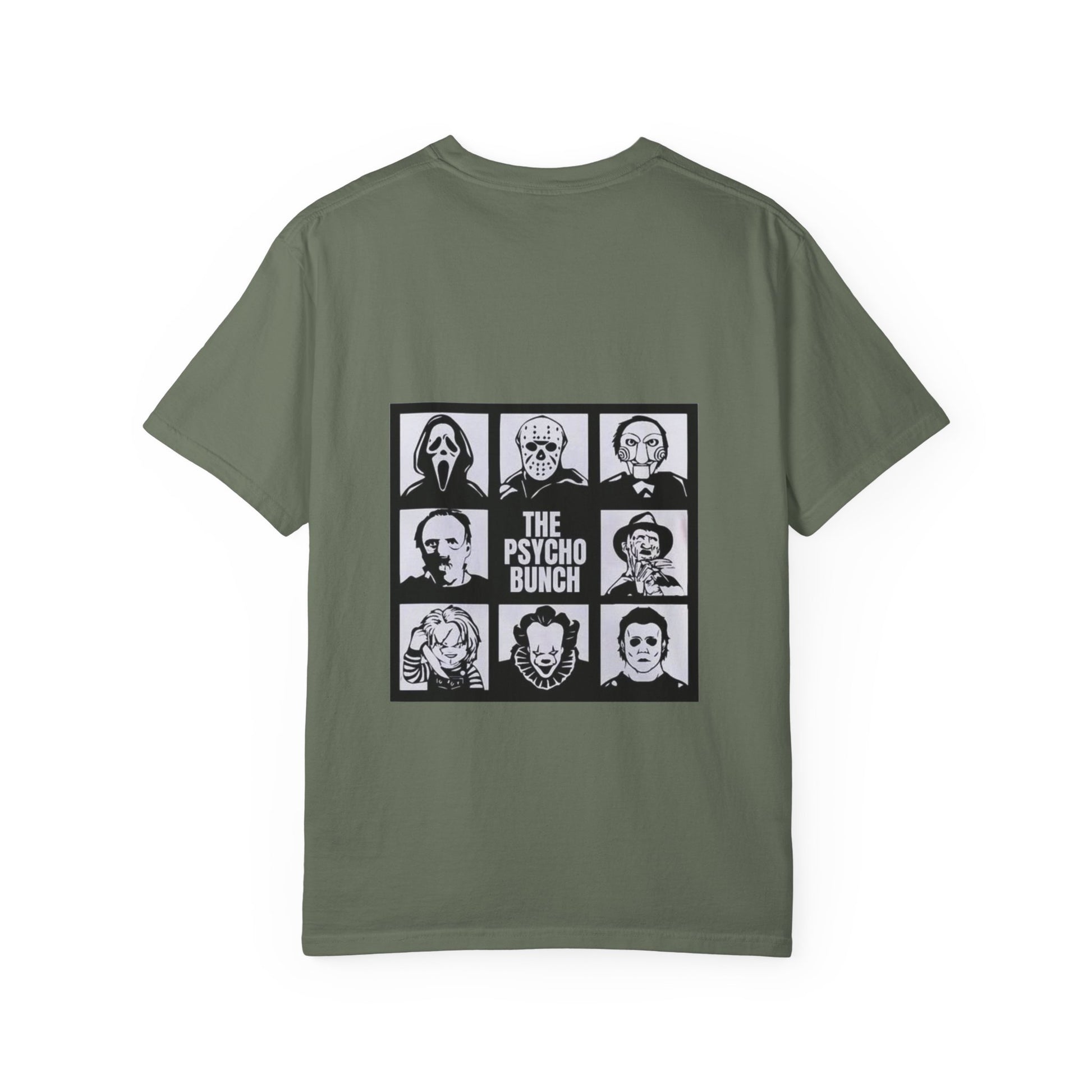 Psycho Bunch T-Shirt – Unisex Horror Graphic Tee, Perfect for Halloween, Movie Nights, Casual Wear, Gift for Horror Fans