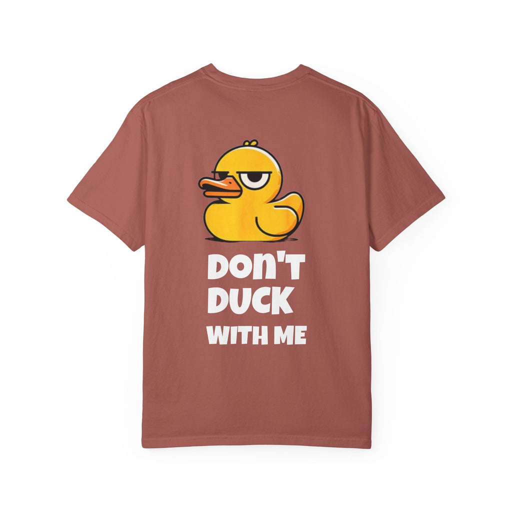 Funny Unisex T-shirt with Quirky Duck Design, Humorous Gift, Casual Wear, Fun Tee, Great for Parties, Unique Apparel