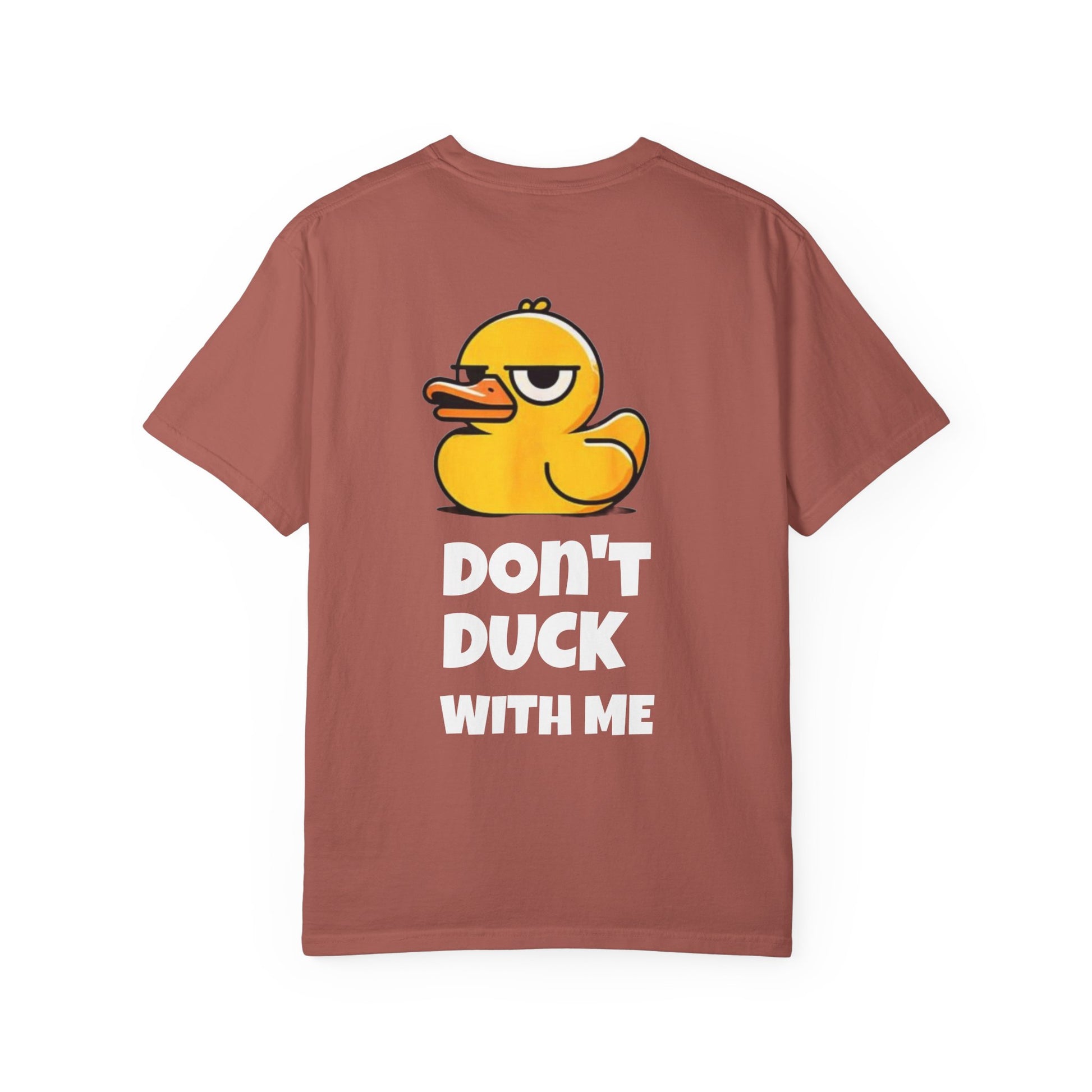 Funny Unisex T-shirt with Quirky Duck Design, Humorous Gift, Casual Wear, Fun Tee, Great for Parties, Unique Apparel