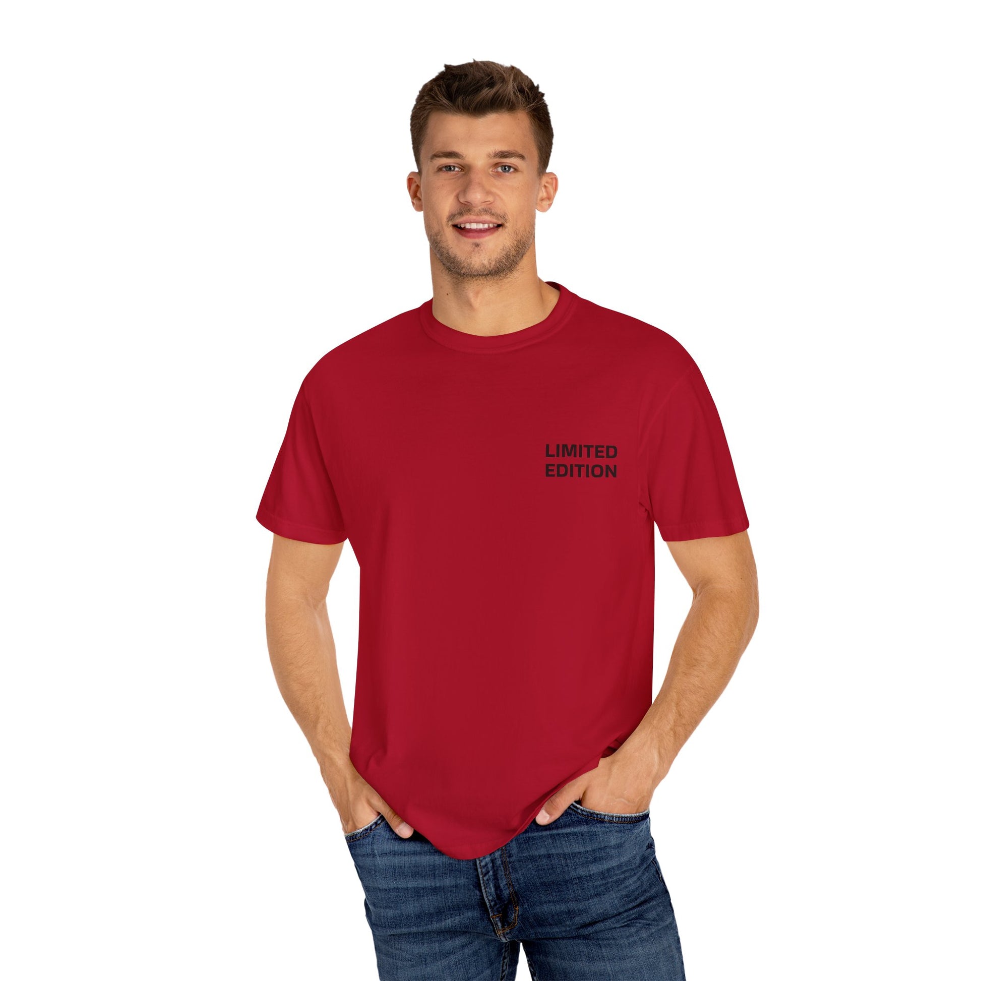 Limited Edition Unisex Garment-Dyed T-shirt, Trendy Graphic Tee, Stylish Streetwear, Gift for Him/Her, Casual Wear, Summer Fashion