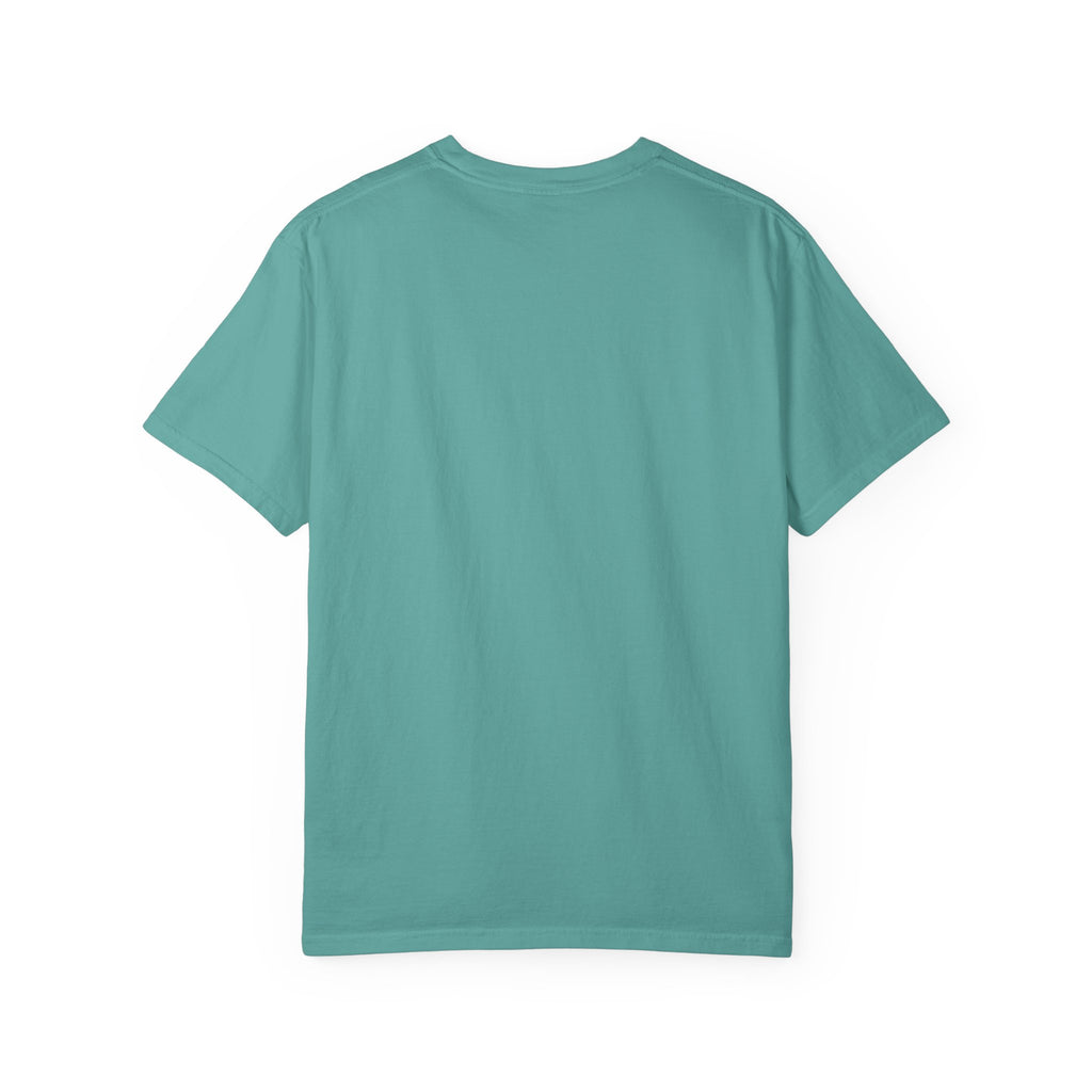 Casual Garment-Dyed T-Shirt with Scooter Design - Unisex, Summer Fashion, Gift Idea, Everyday Wear, Eco-Friendly Tee