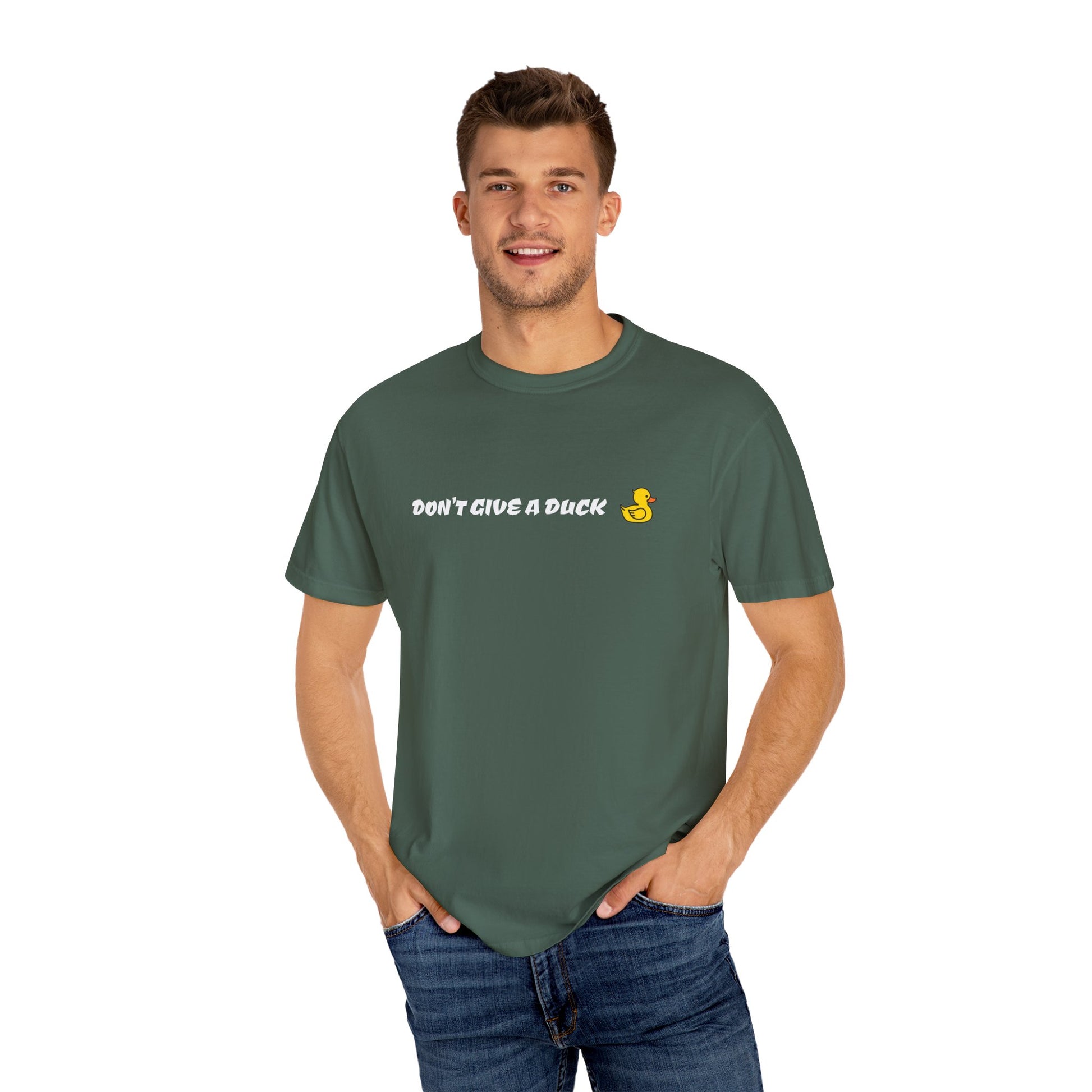 Funny Unisex T-shirt with Quirky Duck Design, Humorous Gift, Casual Wear, Fun Tee, Great for Parties, Unique Apparel