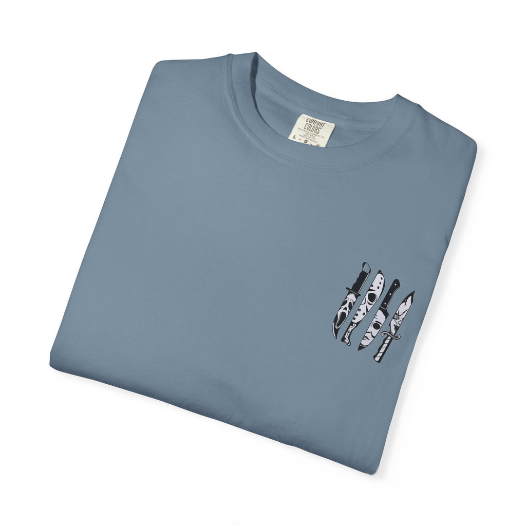 Psycho Bunch T-Shirt – Unisex Horror Graphic Tee, Perfect for Halloween, Movie Nights, Casual Wear, Gift for Horror Fans
