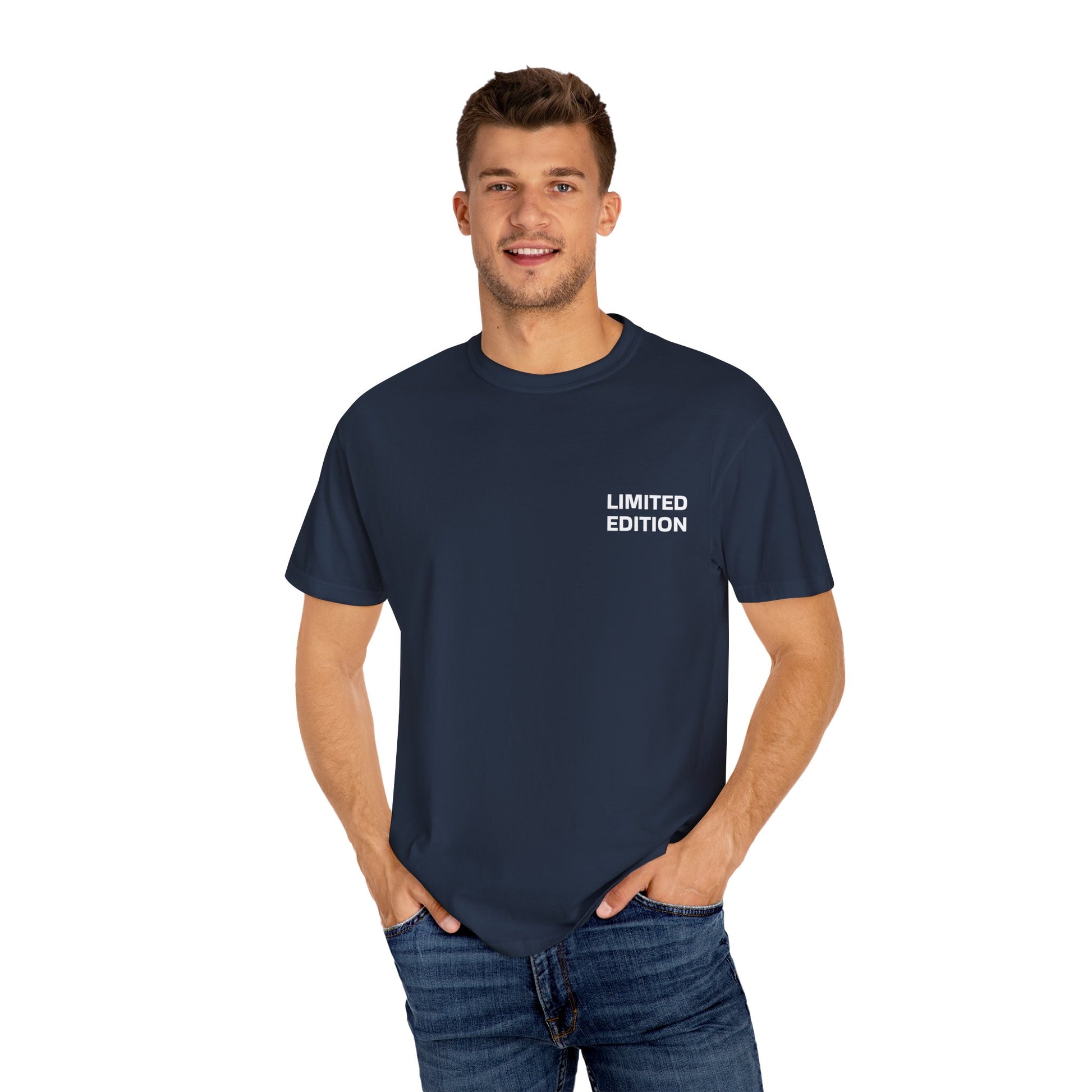 Copy of Limited Edition Unisex Garment-Dyed T-shirt, Trendy Graphic Tee, Stylish Streetwear, Gift for Him/Her, Casual Wear, Summer Fashion