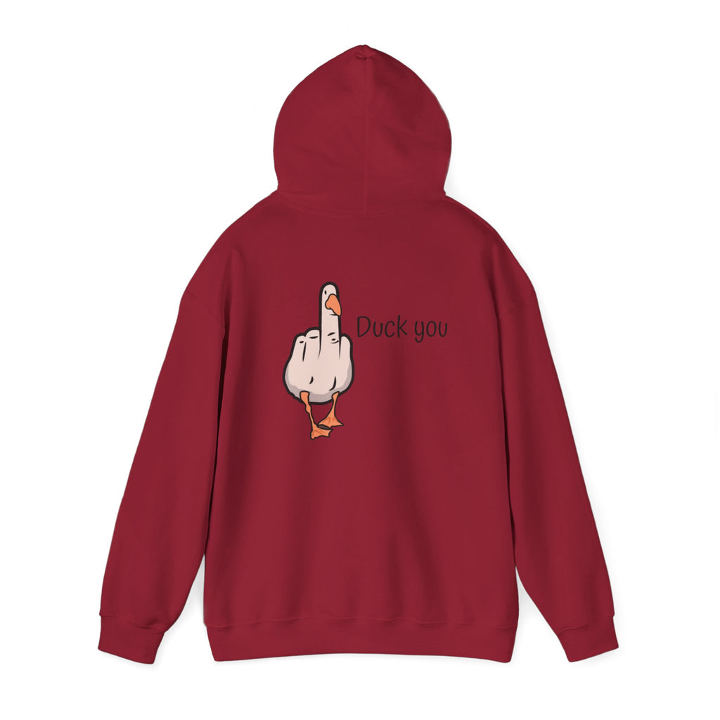 Funny Duck You Hoodie, Unisex Sweatshirt, Gift for Friends, Casual Wear, Comfy Hooded Sweatshirt