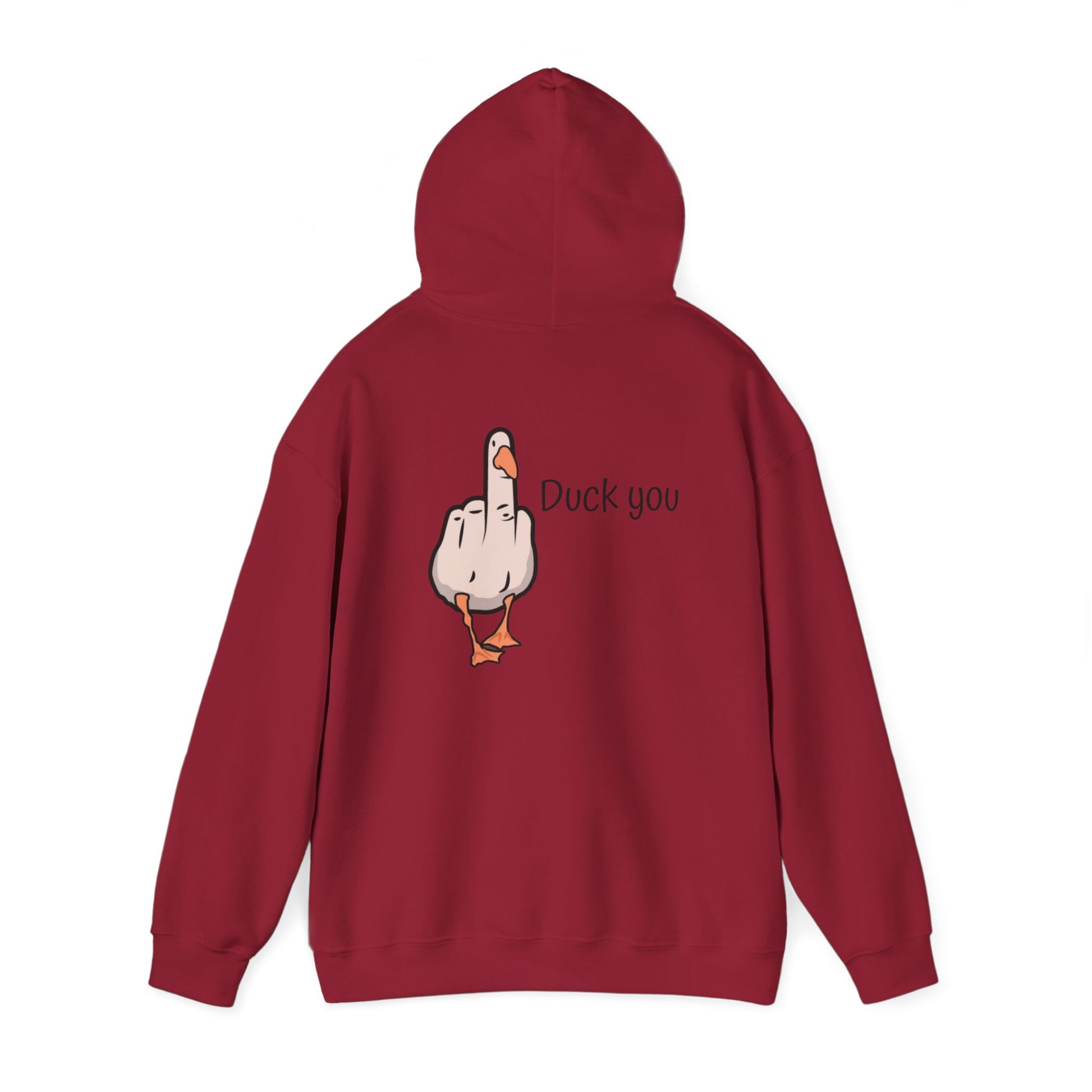 Funny Duck You Hoodie, Unisex Sweatshirt, Gift for Friends, Casual Wear, Comfy Hooded Sweatshirt