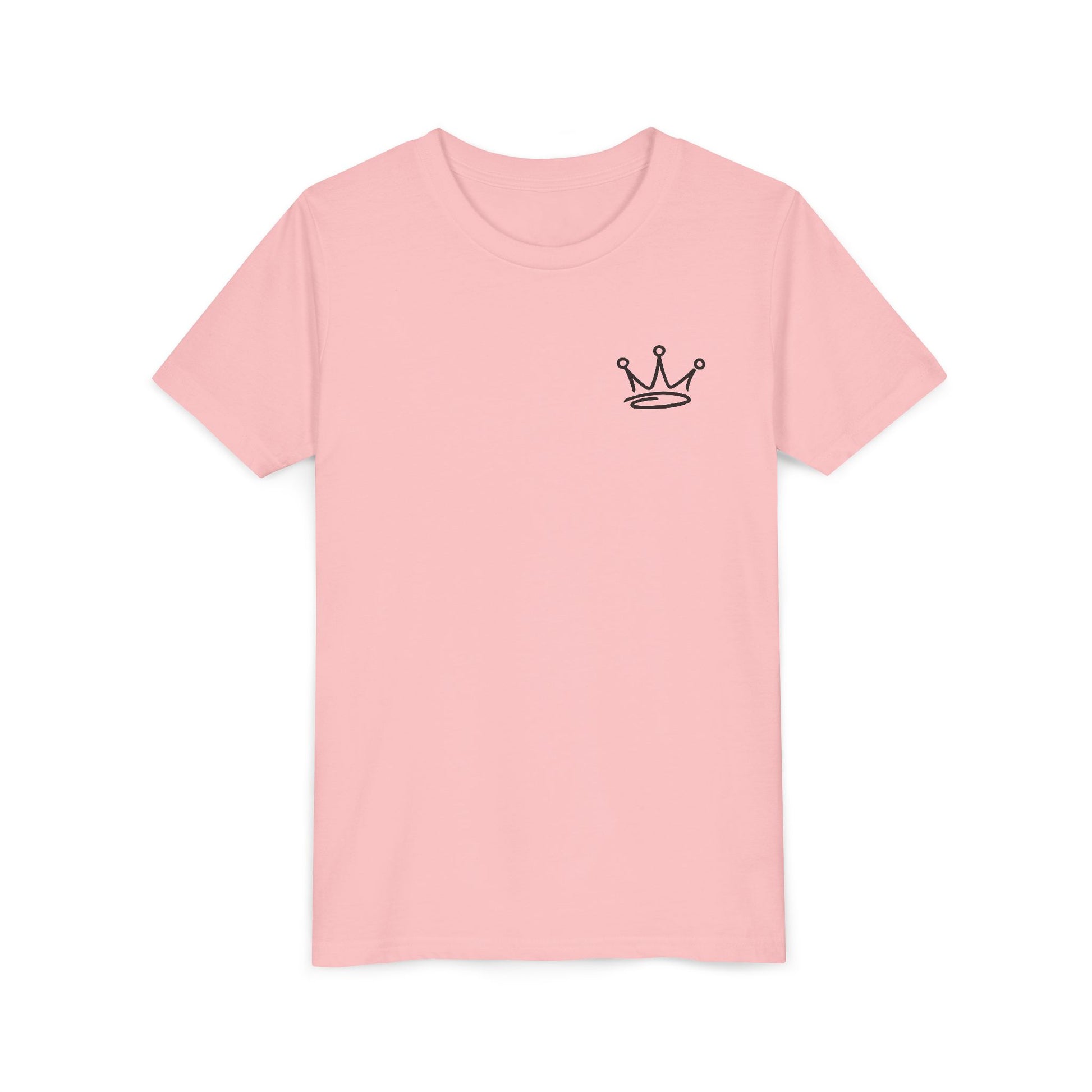 Crown & Skull Youth Tee - Trendy Short Sleeve Shirt for Kids, Unique Graphic Tee, Birthday Gift, Casual Wear, Cool Summer Shirt